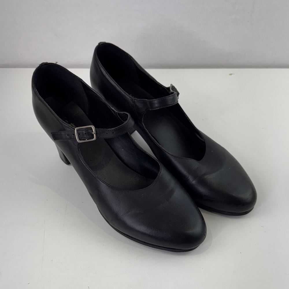 So Danca Classic Character Shoes Black Mary Jane Heels